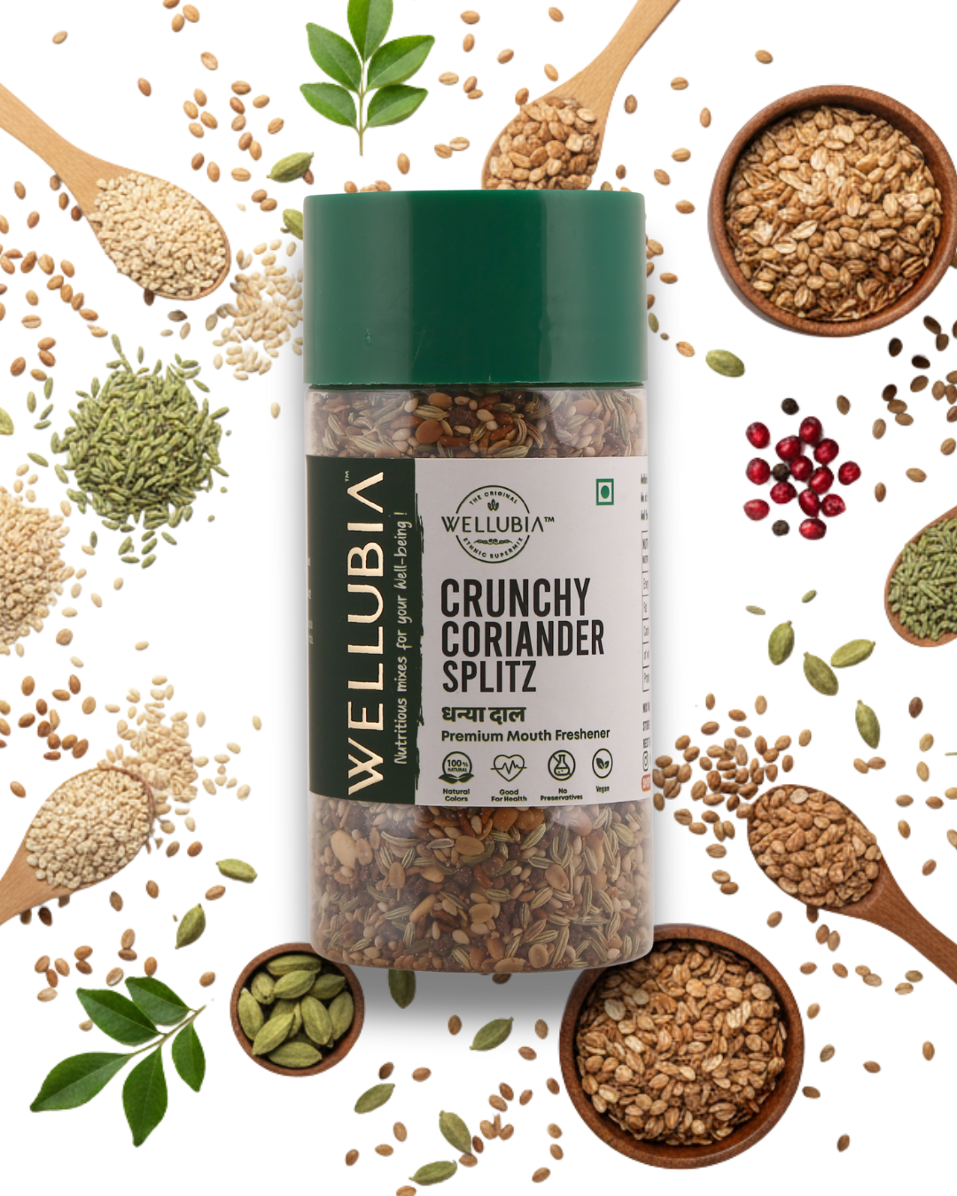 Crunchy Coriander Splitz